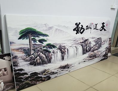 山水画、历史人物彩绘铝板